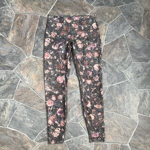 Lululemon athletica speed up tights / leggings , frosted rose , size 8